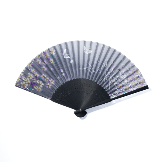 シルク扇子　Silk Fan